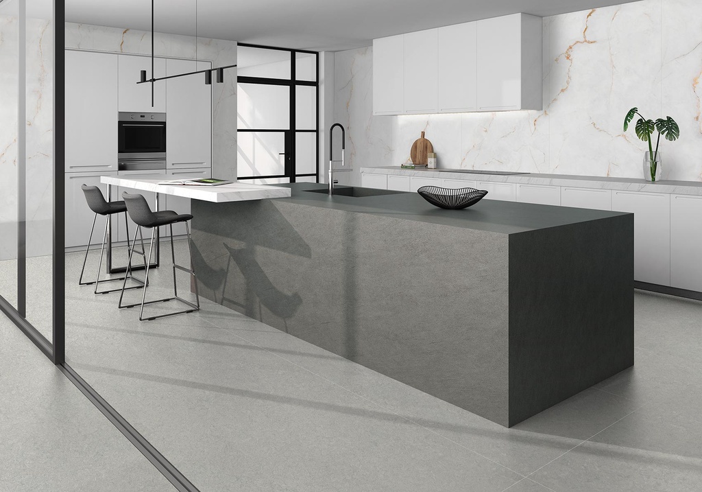 [MAT-ARKLAM-BASALT-GREY-1600-X-3200-12MM] Porcelaine — Basalt Grey 1600 x 3200 - 12mm