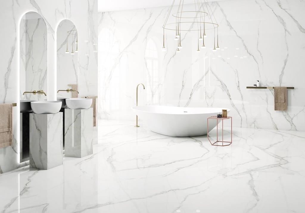 Porcelaine — Estatuario Polished 1200 x 3000 - 6mm