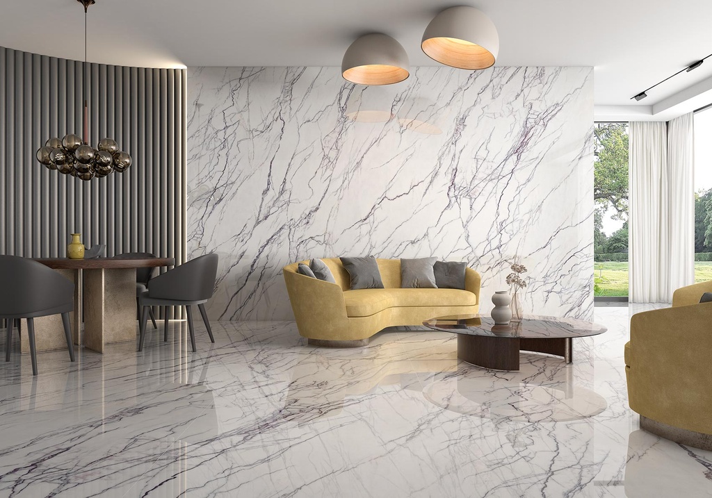 Porcelaine — Lilac Polished 1200 x 3000 - 6mm