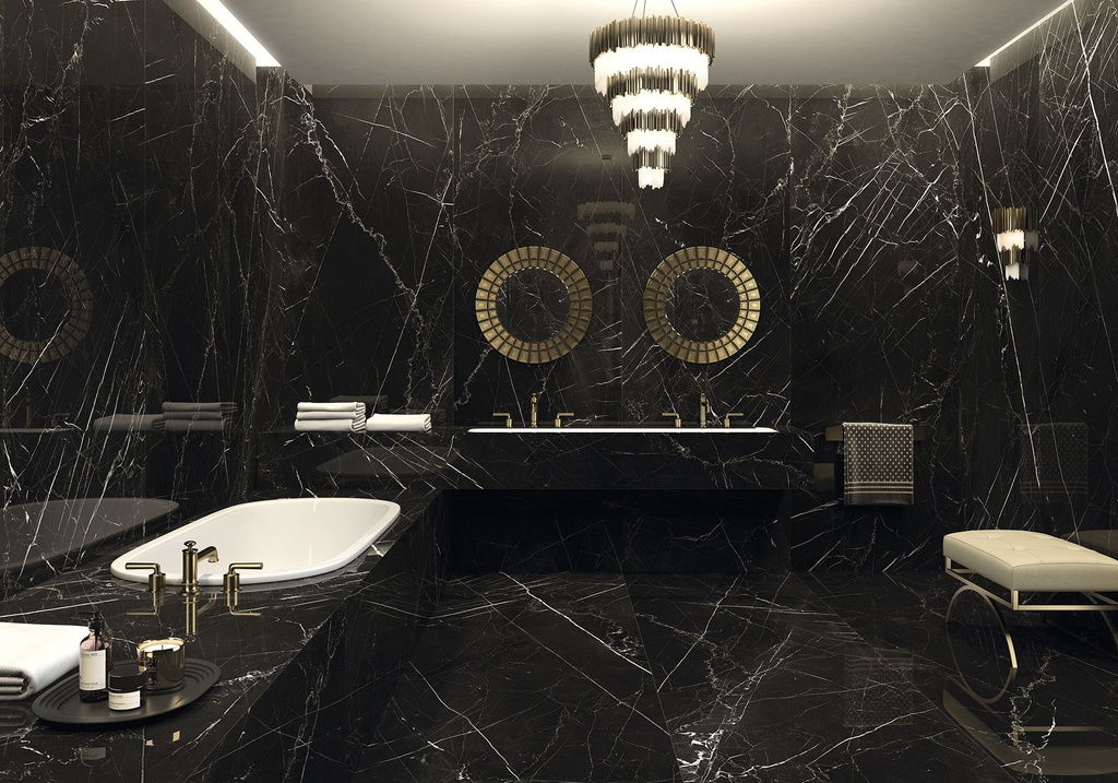 Porcelaine — Negro Marquina 1000 x 3000 - 6mm