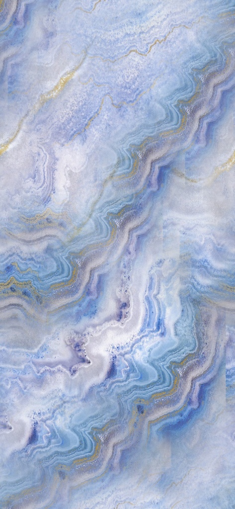 Porcelaine — Onix Turquoise Decor Polished 1200 x 2600 - 6mm