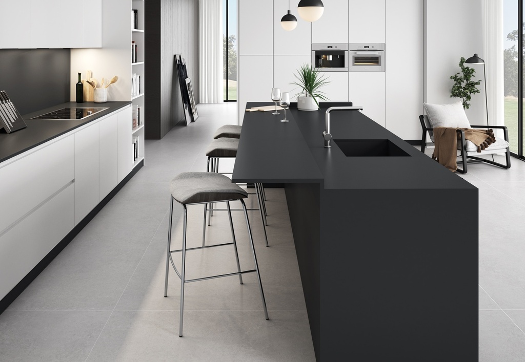 Porcelaine — Pure Black Hond 1600 x 3200 - 20mm