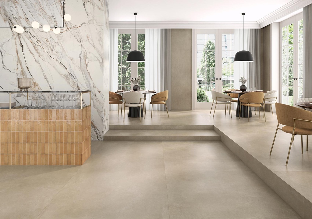 Porcelaine — Seven Hazelnut Natural 1200 x 2800 - 6mm
