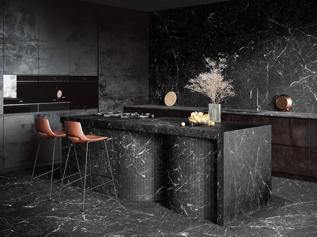 Porcelaine — Caviar Green Antique 1600 x 3200 - 12mm