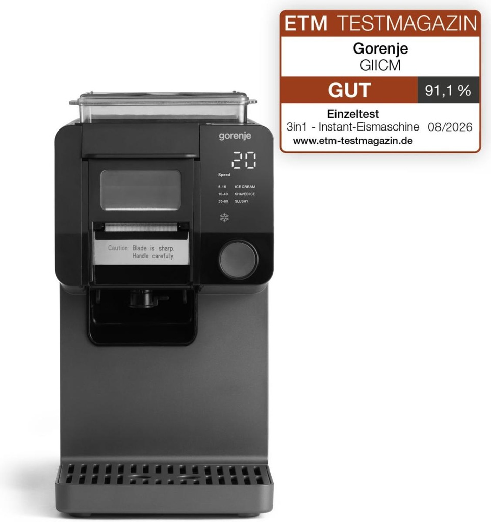 [GORENJE-GIICM] INSTANT 3IN1 ICE CREAM MAKER GIICM